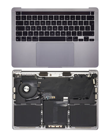 SPACE GREY) TOP CASE ASSEMBLY WITH KEYBOARD AND BATTERY FOR MACBOOK PRO 13" M1 A2338 (LATE 2020)