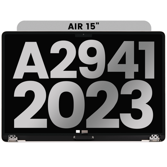 Complete LCD Display Assembly Compatible with MacBook Air 15" (A2941, Mid 2023) – OEM Pull: Grade A, Starlight