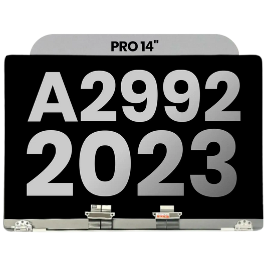 Complete LCD Display Assembly Compatible For MacBook Pro 14" (A2992 / Late 2023) (Used OEM Pull: Grade B) (Space Black)