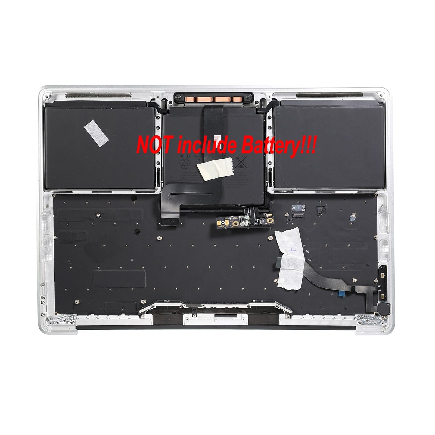 TOP CASE WITH BRITISH ENGLISH KEYBOARD FOR MACBOOK PRO 13" A1708 (LATE 2016-MID 2017) - SILVER