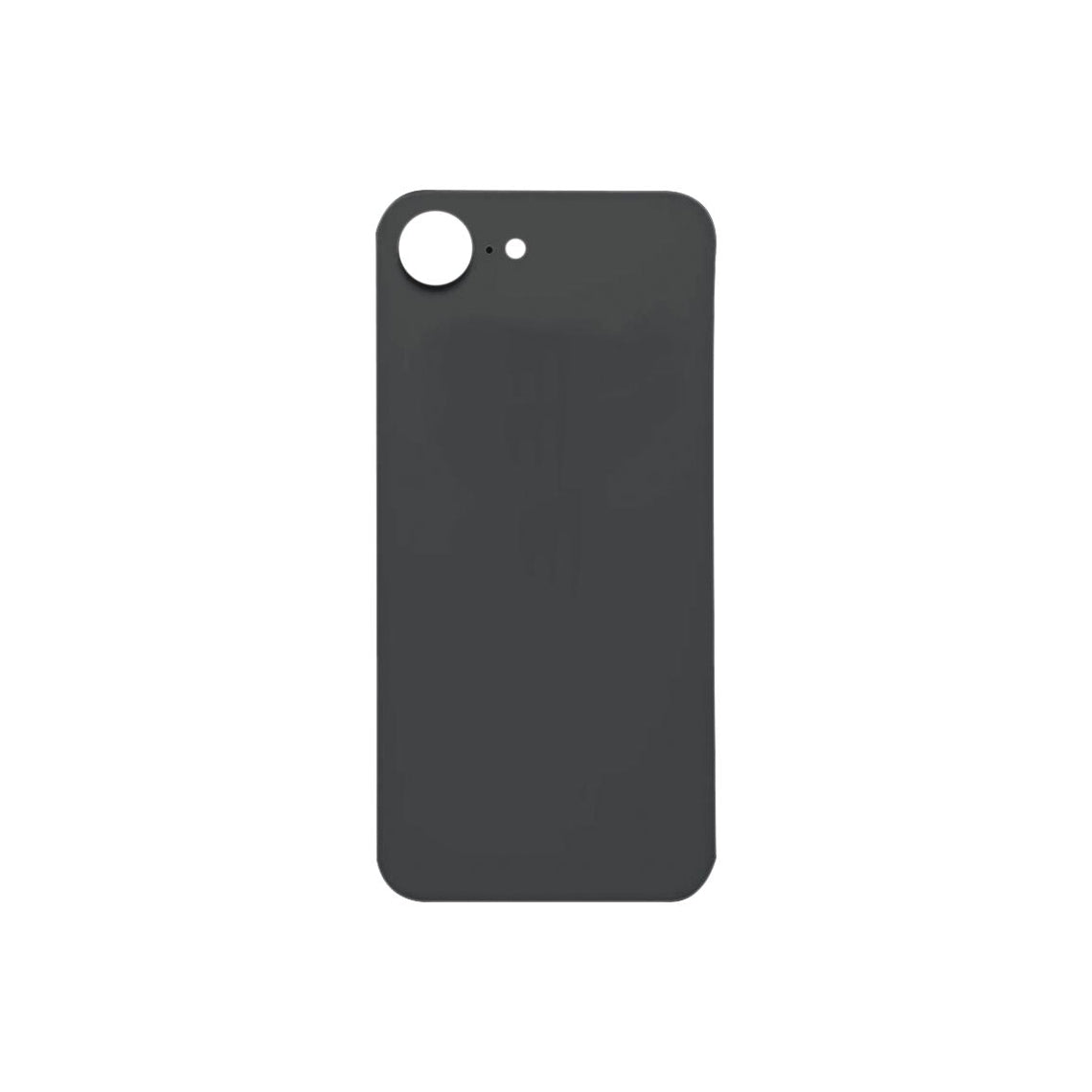 Replacement For iPhone 16e Back Cover Glass With Camera Lens-Black