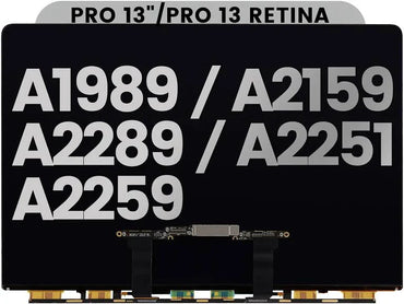 LCD SCREEN FOR APPLE MACBOOK PRO RETINA 13" (A1989, A2159, A2251, A2289, 2018-2020)