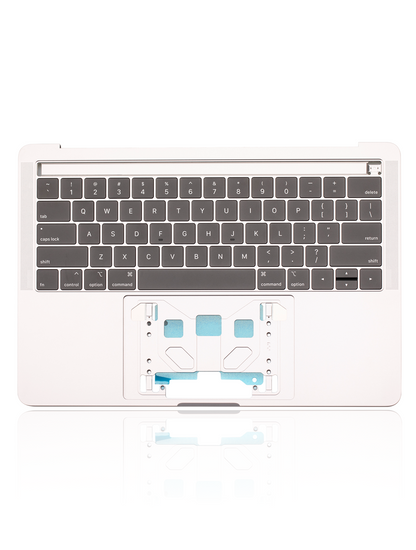 SPACE GRAY TOP CASE WITH KEYBOARD (US KEYBOARD) FOR MACBOOK PRO 13" A1989  (LATE 2018 / EARLY 2019)  (USED OEM PULL: COSMETIC GRADE: NEW)
