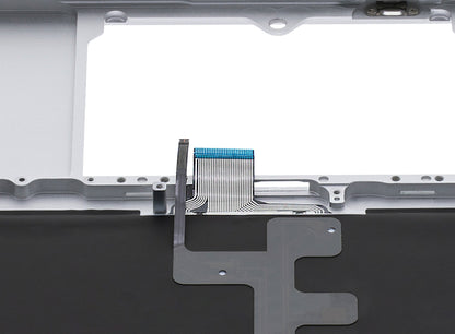TOP CASE WITH KEYBOARD (US ENGLISH) FOR MACBOOK UNIBODY 13" A1278 (LATE 2008)  (USED OEM PULL: COSMETIC GRADE: NEW)