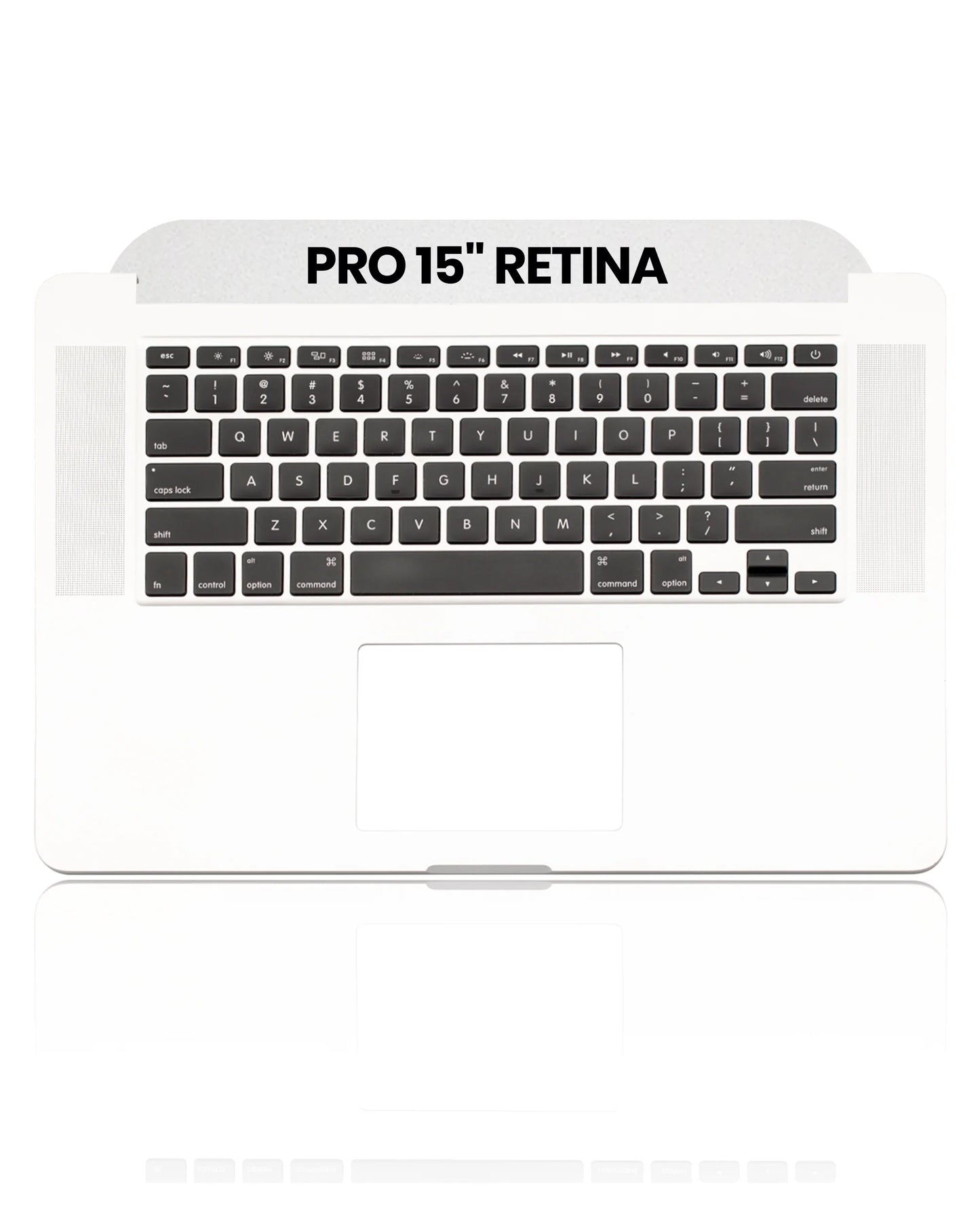 TOP CASE WITH KEYBOARD (US ENGLISH) FOR MACBOOK PRO 13" RETINA A1502  (LATE 2013 / MID 2014)  (USED OEM PULL: COSMETIC GRADE: NEW)