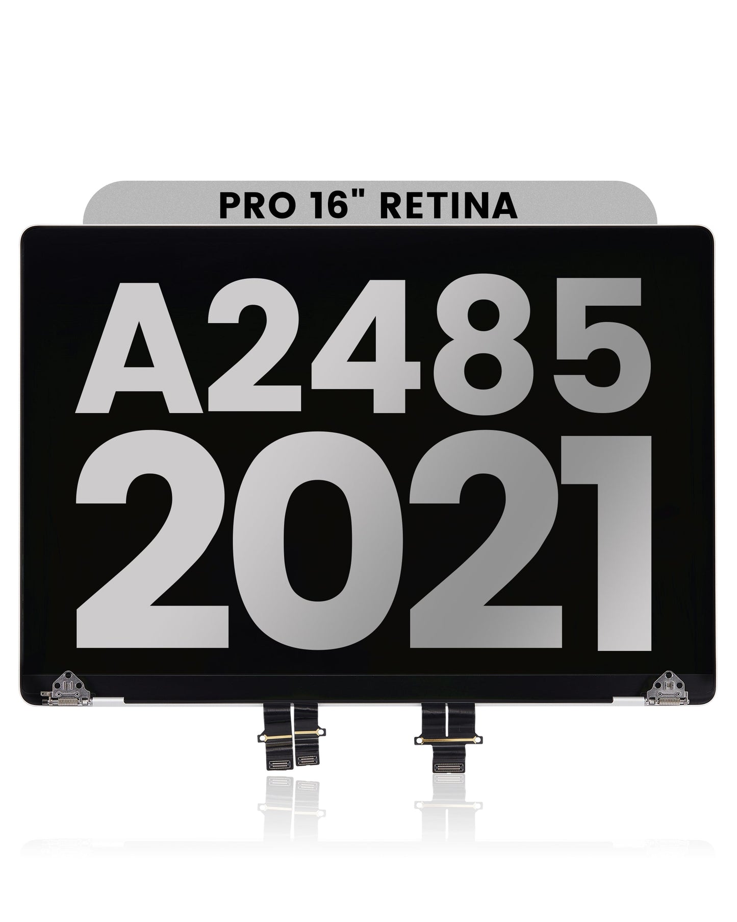Complete LCD Display Assembly Compatible For MacBook Pro 16" (A2485 / Late 2021) / (A2780 / Late 2023 / (A2991 / Late 2023) (Used OEM Pull: Grade A) (Silver)