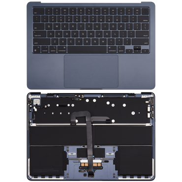 Top Case Assembly With Battery And Keyboard Compatible For MacBook Air 13" (A2681 / Mid 2022) (US Keyboard) (Midnight)