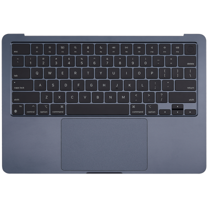 Top Case Assembly With Battery And Keyboard Compatible For MacBook Air 13" (A2681 / Mid 2022) (US Keyboard) (Midnight)