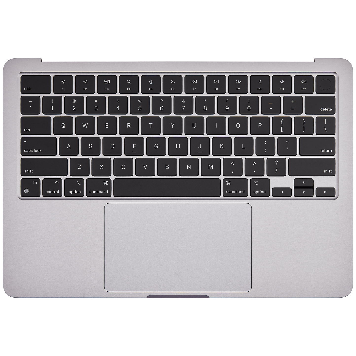 Top Case Assembly With Battery And Keyboard Compatible For MacBook Air 13" (A2681 / Mid 2022) (Space Gray) (US Keyboard)