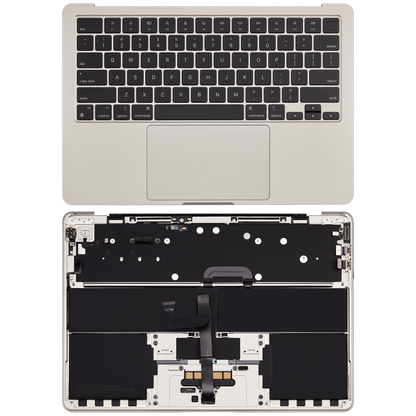 Top Case Assembly With Battery And Keyboard Compatible For MacBook Air 13" (A2681 / Mid 2022) (US Keyboard) (Starlight)