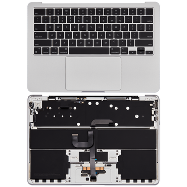 Top Case Assembly With Battery And Keyboard Compatible For MacBook Air 13" (A2681 / Mid 2022) (US Keyboard) (Silver)