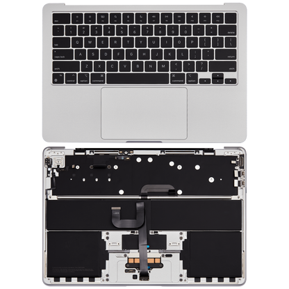 Top Case Assembly With Battery And Keyboard Compatible For MacBook Air 13" (A2681 / Mid 2022) (US Keyboard) (Silver)