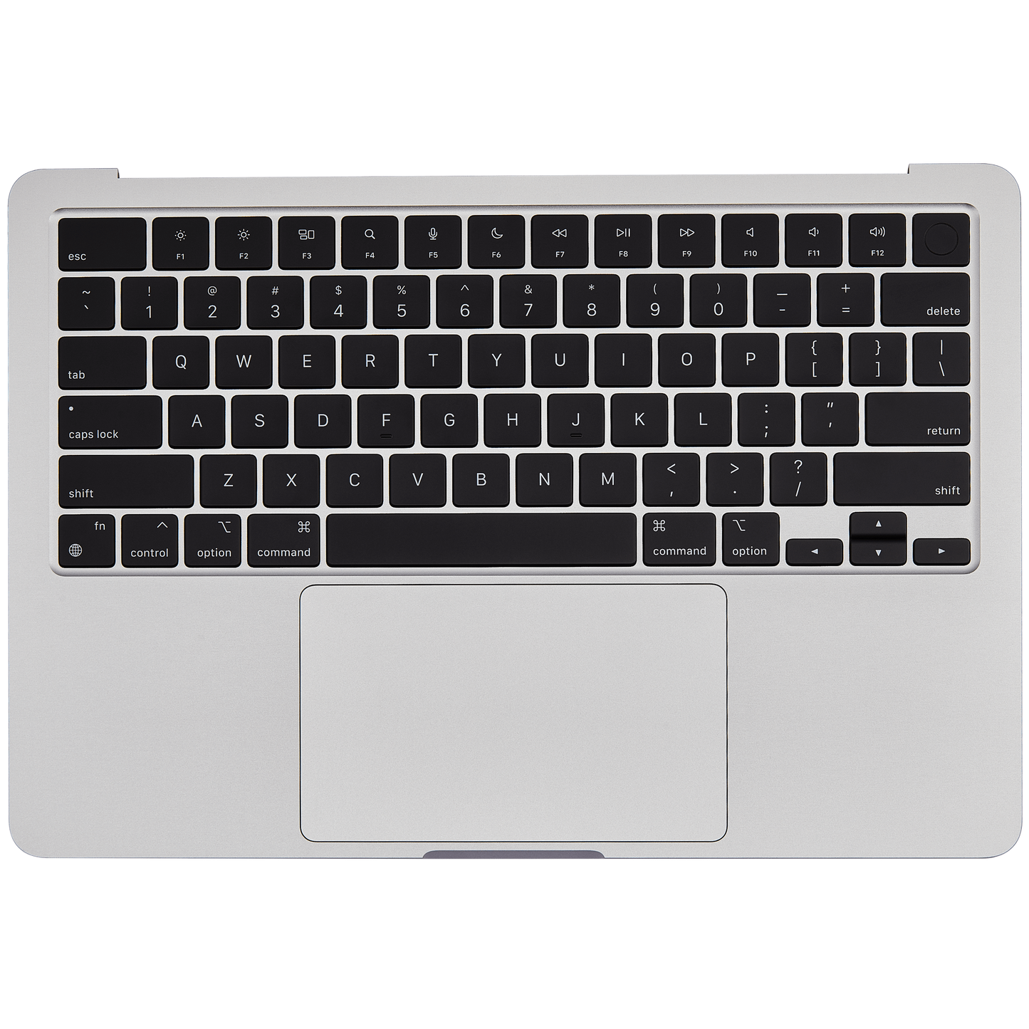 Top Case Assembly With Battery And Keyboard Compatible For MacBook Air 13" (A2681 / Mid 2022) (US Keyboard) (Silver)