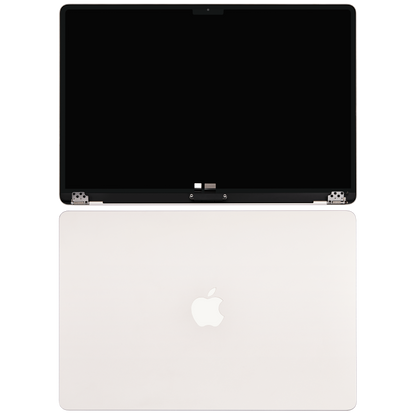 Complete LCD Display Assembly Compatible with MacBook Air 15" (A2941, Mid 2023) – OEM Pull: Grade A, Starlight
