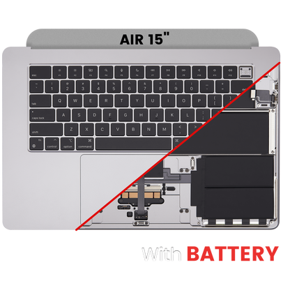 Top Case Assembly With Battery And Keyboard Compatible For MacBook Air 15" (A2941 / Mid 2023) (US Keyboard) (Space Gray)