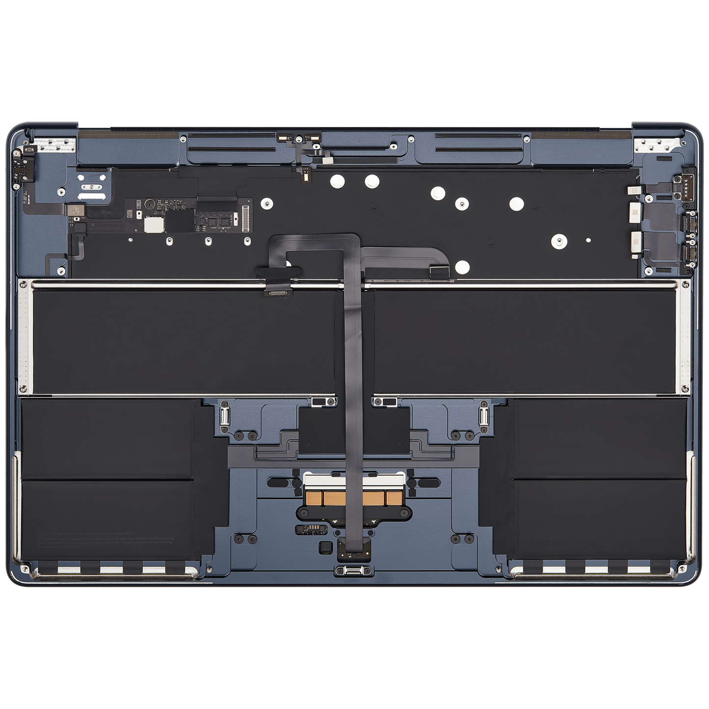 Top Case Assembly With Battery And Keyboard Compatible For MacBook Air 15" (A2941 / Mid 2023) (US Keyboard) (Midnight)