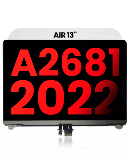 Complete LCD Display Assembly Compatible For MacBook Air 13" (A2681 / Mid 2022) (Aftermarket - Regate ) (Starlight)