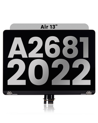 Complete LCD Display Assembly Compatible For MacBook Air 13" (A2681 / Mid 2022) (Aftermarket - Regate) (Space Gray)