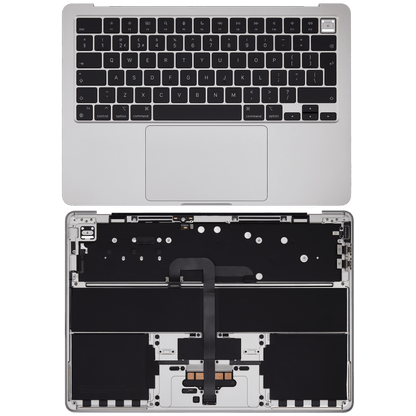 Top Case Assembly With Battery And Keyboard Compatible For MacBook Air 13" (A2681 / Mid 2022) (Silver) (UK Keyboard)