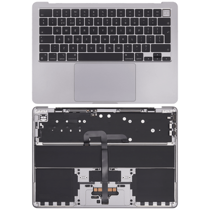 Top Case Assembly With Battery And Keyboard Compatible For MacBook Air 13" (A2681 / Mid 2022) (Space Gray) (UK Keyboard)