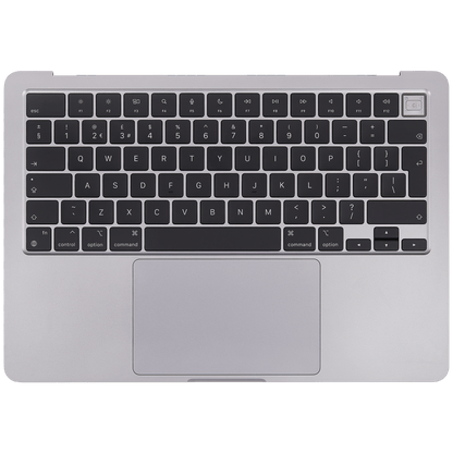 Top Case Assembly With Battery And Keyboard Compatible For MacBook Air 13" (A2681 / Mid 2022) (Space Gray) (UK Keyboard)