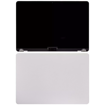 Complete LCD Display Assembly Compatible For MacBook Air 13" (A3113 / 2024) (Used OEM Pull: Grade A) (Silver)