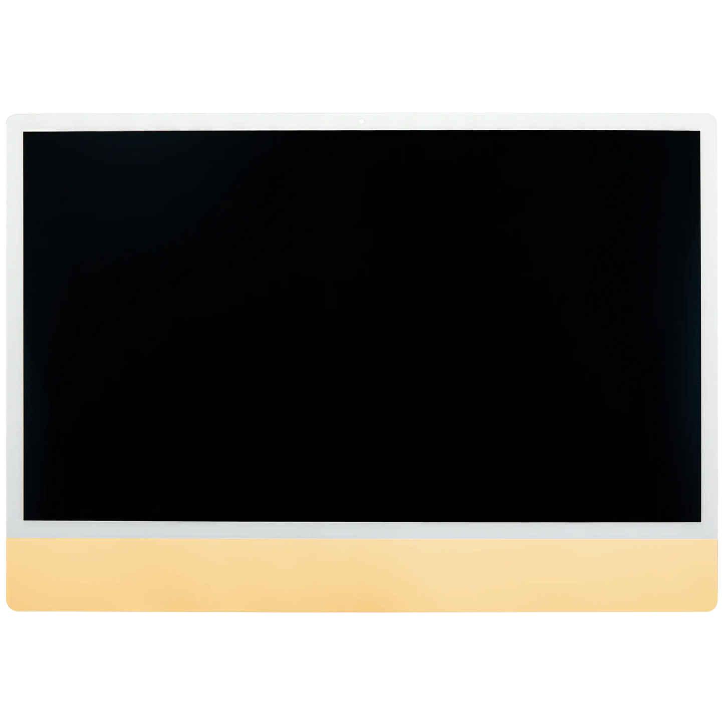Complete LCD Display Assembly For iMac 24" A2874 / A2873 (2023) / A2438 (2021) (LG204A-215 LM235UH1 SDD1) (Used OEM Pull: Grade A)（Small Camera hole）(Yellow)