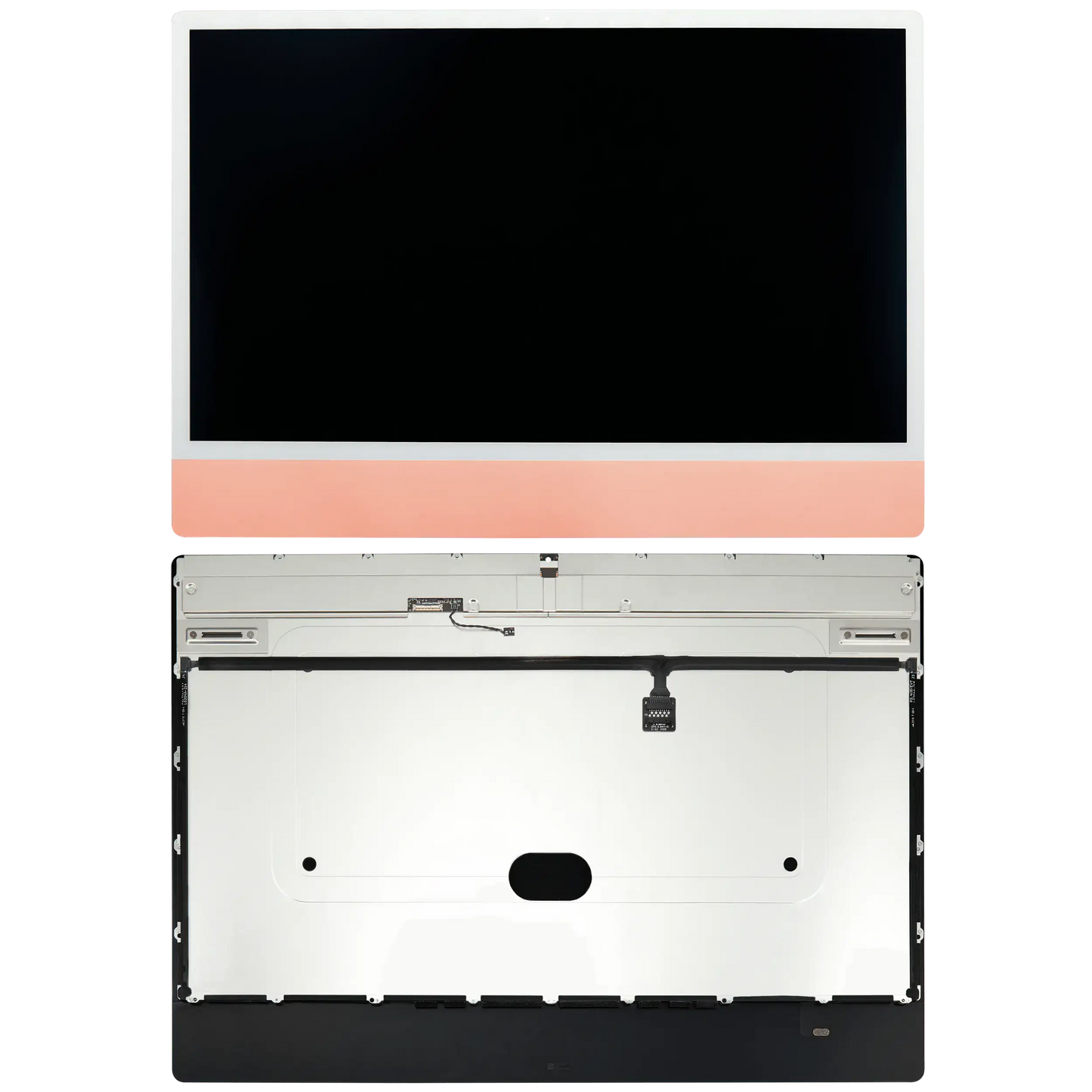 Complete LCD Display Assembly For iMac 24" A2874 / A2873 (2023) / A2438 (2021) (LG204A-215 LM235UH1 SDD1) (Used OEM Pull: Grade A) （Small Camera hole）(Orange)