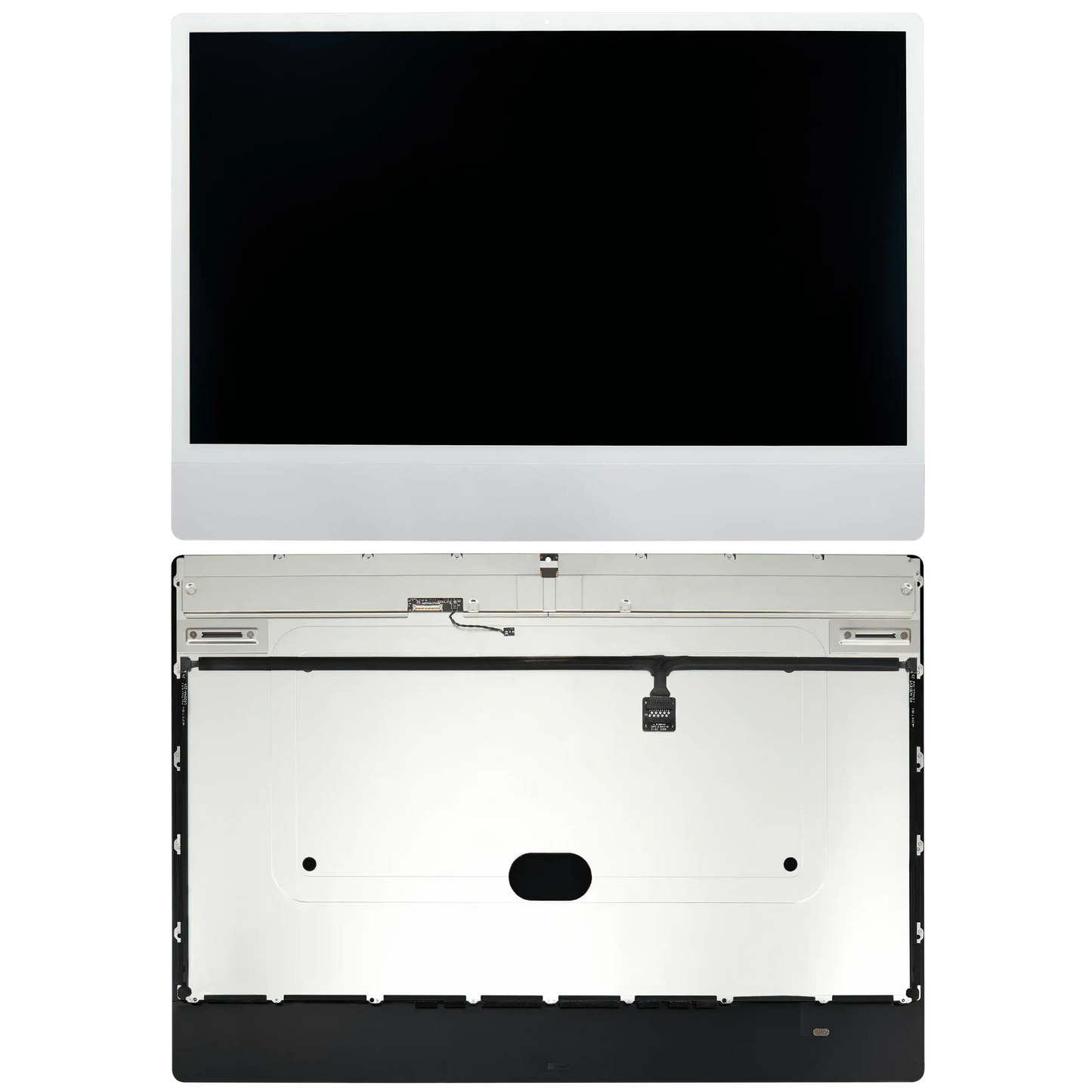 Complete LCD Display Assembly For iMac 24" A2874 / A2873 (2023) / A2438 (2021) (LG204A-215 LM235UH1 SDD1) (Used OEM Pull: Grade A) （Small Camera hole）(Silver)