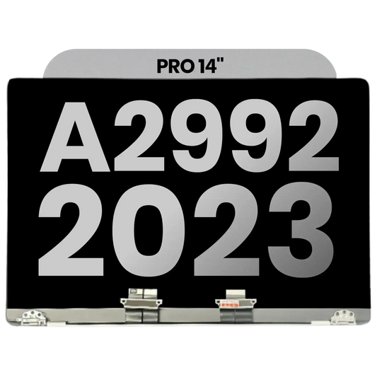 Complete LCD Display Assembly Compatible For MacBook Pro 14" (A2992 / Late 2023) (Used OEM Pull: Grade A) (Space Black)