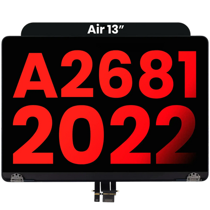 Complete LCD Display Assembly Compatible For MacBook Air 13" (A2681 / Mid 2022) (Regate) (Midnight)