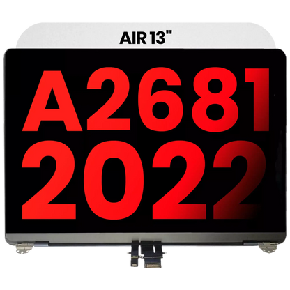 Complete LCD Display Assembly Compatible For MacBook Air 13" (A2681 / Mid 2022) (Aftermarket Plus) (Silver)