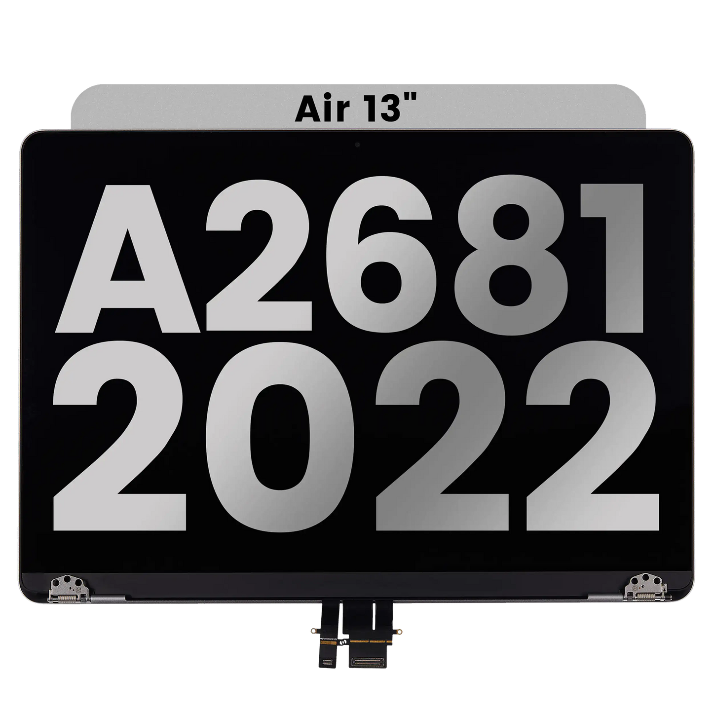 Complete LCD Display Assembly Compatible For MacBook Air 13" (A2681 / Mid 2022) (Used OEM Pull: Grade B) (Space Gray)
