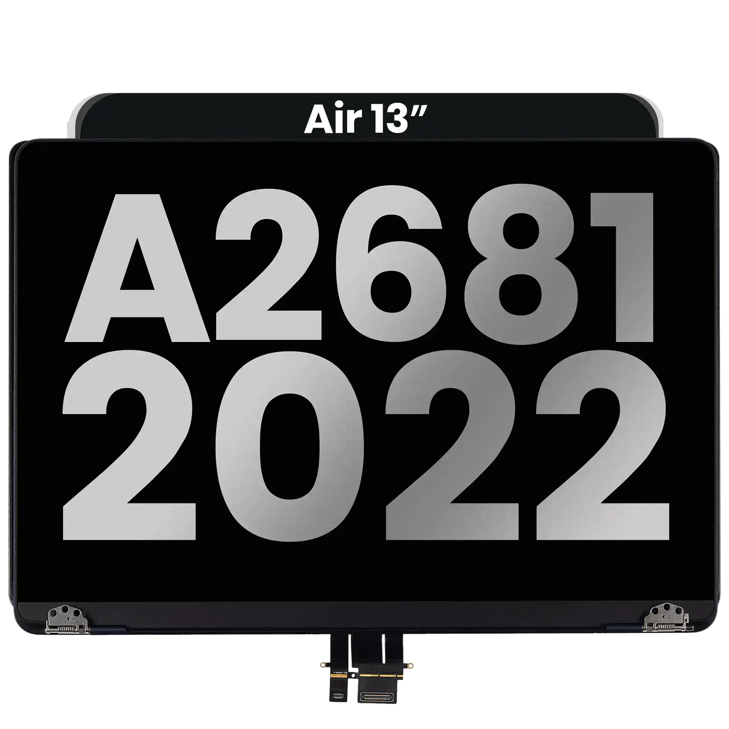 Complete LCD Display Assembly Compatible For MacBook Air 13" (A2681 / Mid 2022) (Used OEM Pull: Grade B) (Midnight)