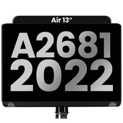 Complete LCD Display Assembly Compatible For MacBook Air 13" (A2681 / Mid 2022) (Used OEM Pull: Grade B) (Midnight)