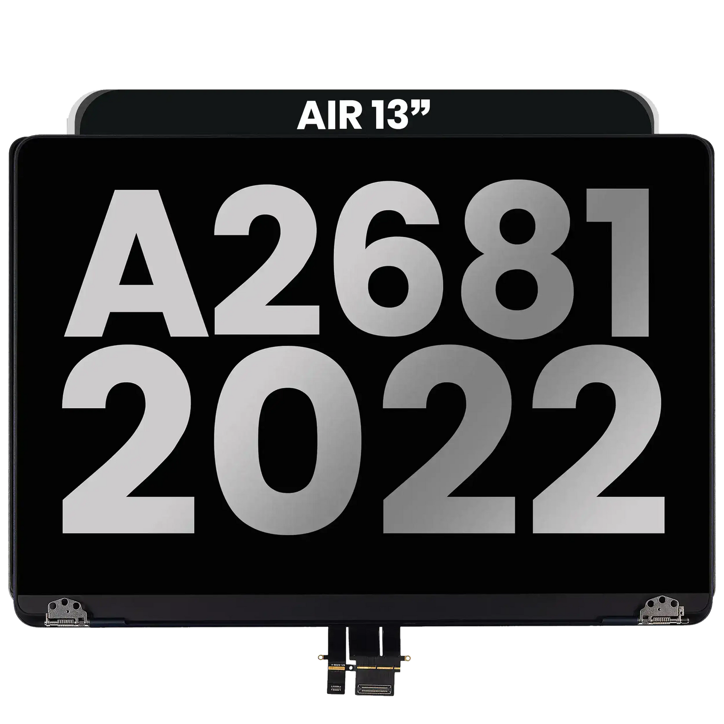 Complete LCD Display Assembly Compatible For MacBook Air 13" (A2681 / Mid 2022) (Used OEM Pull: Grade A) (Midnight)