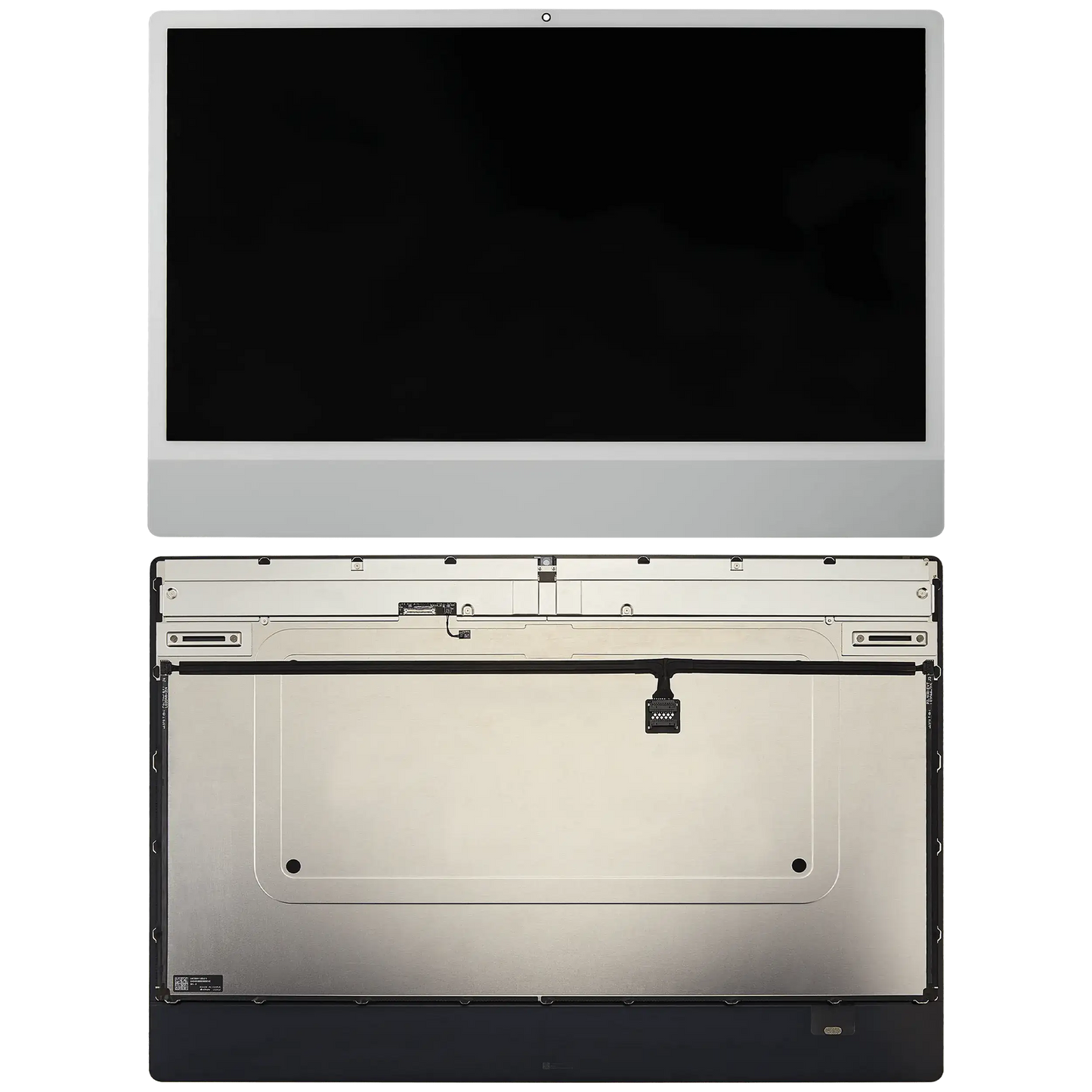 Complete LCD Display Assembly For iMac 24" A2873 (2023) A3137 / A3247 (2024) (LG204A-215 LM235UH1 SDD3) (Used OEM Pull: Grade A) (Big Camera Hole) (Silver)