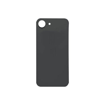 Replacement For iPhone 16e Back Cover Glass With Camera Lens-Black