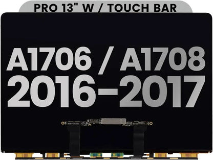 LCD Screen Replacement for Apple MacBook Pro 13.3" A1706 A1708 Late 2016 Mid 2017