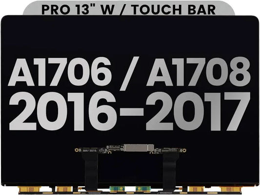 LCD Screen Replacement for Apple MacBook Pro 13.3" A1706 A1708 Late 2016 Mid 2017